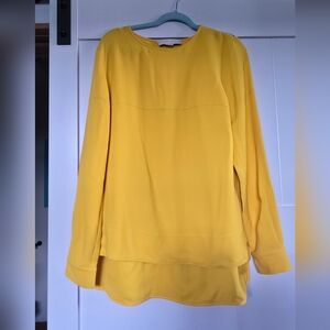 Stella McCartney Yellow Blouse sz 50 Italian (US 14-16)